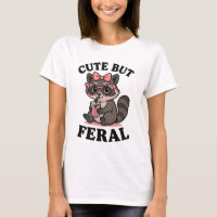 Mapache Lindo Pero Feral Divertido Animal Kawaii