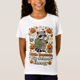 Camiseta Mapache Pequeño, Gran Energía para el Regreso a Cl