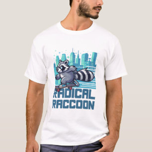 Camiseta Mapache Radical Urban Skateboarder