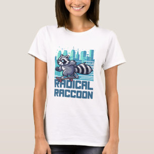 Camiseta Mapache Radical Urbano Patinador