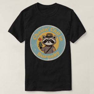 Camiseta Mapache relajante vintage Burnaby BC