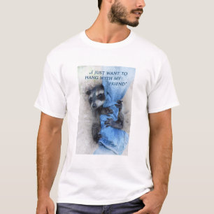 Camiseta Mapache - relajarse