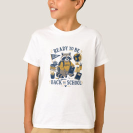 Camiseta Mapache Retro Regreso a la Escuela