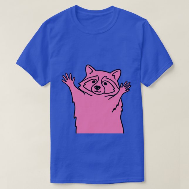 Camiseta mapache rico (Diseño del anverso)
