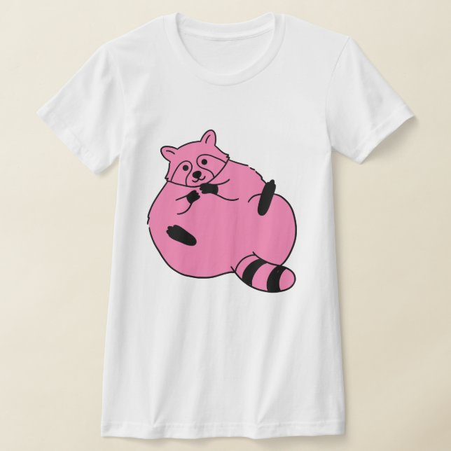 Camiseta mapache rico (Distribución)