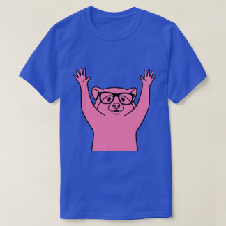 Camiseta mapache rico