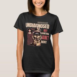 Camiseta Mapache sin diagnosticar para fans de mapaches”