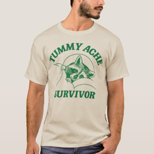 Camiseta Mapache Superviviente de Dolor de Barriga Meme Vin