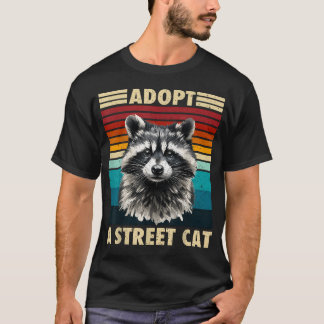 Camiseta Mapache Vintage Retro Mapache Para Mujeres Hombres