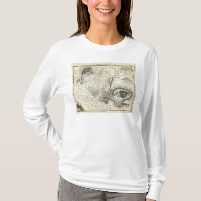 Camiseta Mapas geológicos diversos (Anverso)