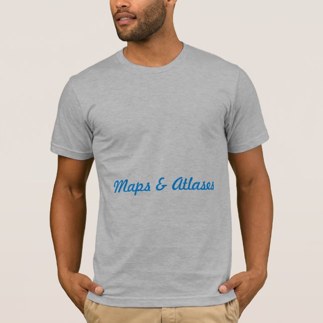 Camiseta Mapas y atlas (Anverso)