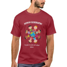 Mapeando la humanidad: Maroon Edition Tee