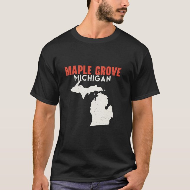 Camiseta Maple Grove Michigan Estados Unidos Estados Unidos (Anverso)
