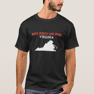 Camiseta Maple Heights Lake Desire Washington USA Ame