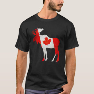 Camiseta Maple Leaf Animal Bandera Canadiense Canadá Est 18