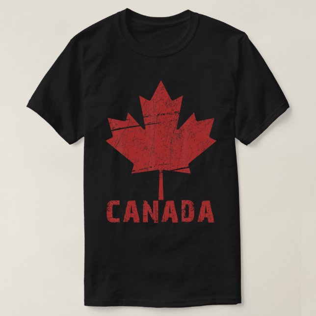Camiseta Maple Leaf Bandera Canadiense Día de Canadá 2022.p (Diseño del anverso)