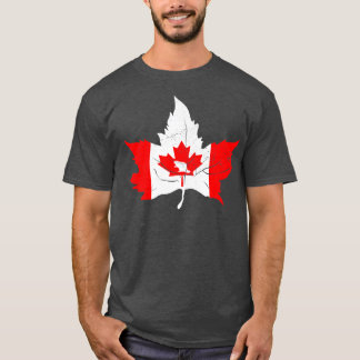 Camiseta Maple Leaf Bandera Canadiense Día de Canadá 2023