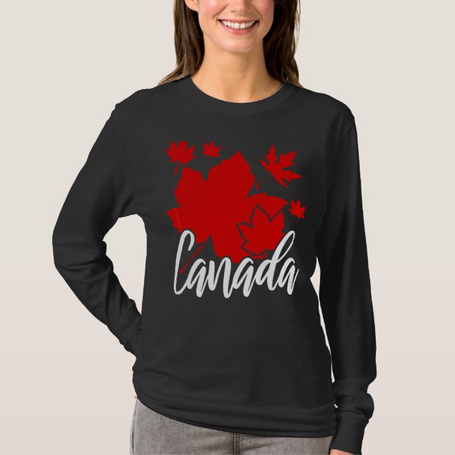 Camiseta Maple Leaf Canadá (Anverso)