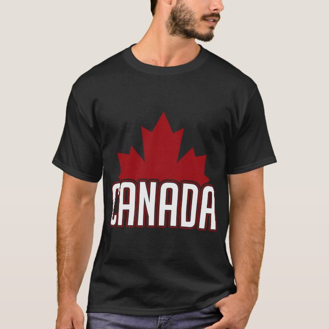 Camiseta Maple Leaf Canadá (Anverso)