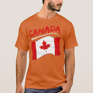 Camiseta Maple Leaf Canada Day Bandera canadiense Canadá