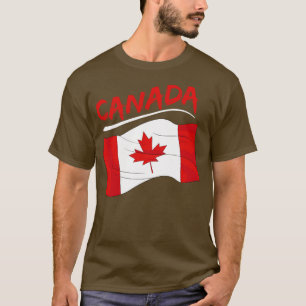 Camiseta Maple Leaf Canada Day Bandera canadiense Canadá