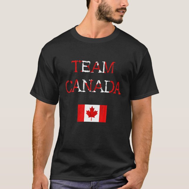 Camiseta Maple Leaf Canada Flag Canadá Equipo de fútbol can (Anverso)