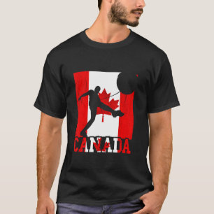 Camiseta Maple Leaf Canada Soccer Team Canadian Flag Canadi