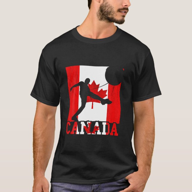 Camiseta Maple Leaf Canada Soccer Team Canadian Flag Canadi (Anverso)