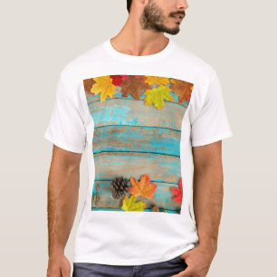 Camiseta Maple otoñal: Marco Natural de la Pinecona.