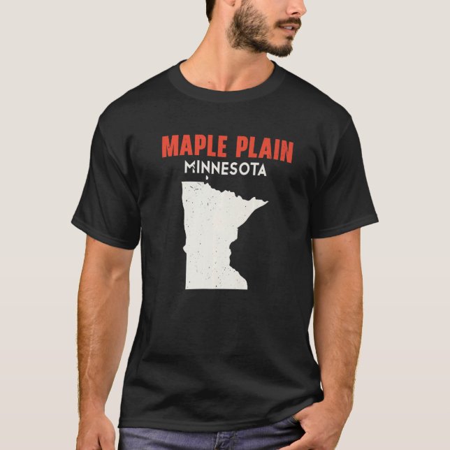 Camiseta Maple Plain Minnesota EE.UU. EE.UU. (Anverso)