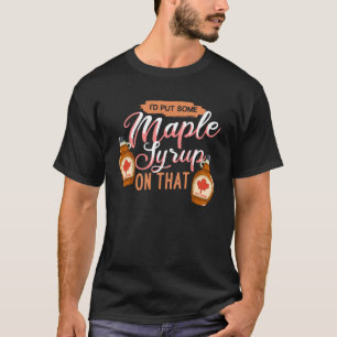 Camiseta Maple Syrup Maple Tree Tapping Canadá