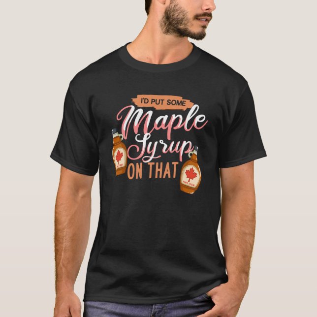 Camiseta Maple Syrup Maple Tree Tapping Canadá (Anverso)