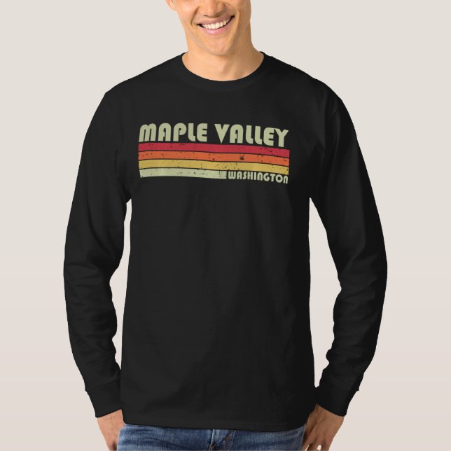 Camiseta Maple Valley Wa Washington Ciudad Divertida Hogar  (Anverso)