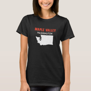 Camiseta Maple Valley Washington Estados Unidos Viajes W