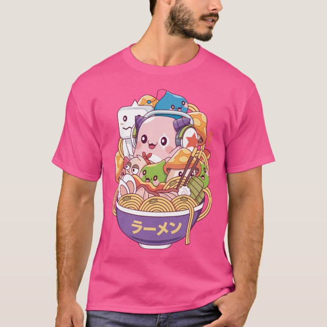 Camiseta Maple World Monsters Ramen (Anverso)