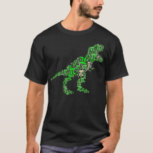 Camiseta Maqueta del número de tiras de dinosaurio vintage