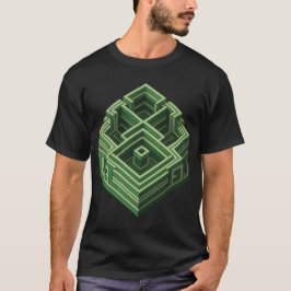 Camiseta Maqueta geométrica intrincada