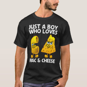 Camiseta Maqueta Y Queso Para Niños Macaroni Queso
