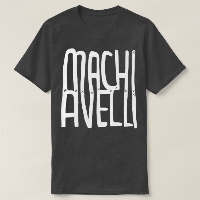 Camiseta Maquiavelo (Diseño del anverso)
