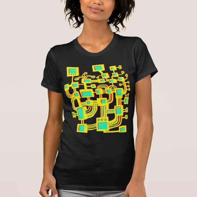 Camiseta Máquina Alien - Color (Anverso)