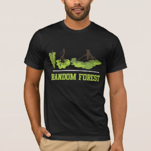 Camiseta Máquina artificial de árbol forestal aleatorio mem