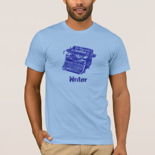 Camiseta Máquina azul vintage