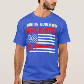 Camiseta Máquina calificada Operadora Máquina Mecanizadora