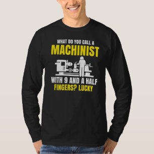 Camiseta Máquina Con Máquina Cnc De 9 Y Medio Dedos