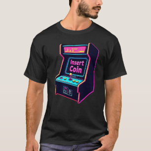 Camiseta Máquina de arcade Retro Neon - Regalos de los aman