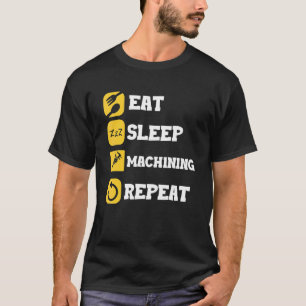 Camiseta Máquina De Artesanía De Repetición De Sueño O