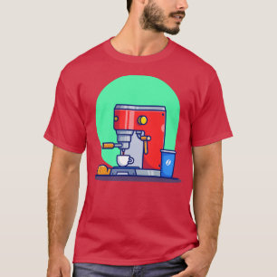 Camiseta Máquina De Café Pan De Pod Mug Y Copa