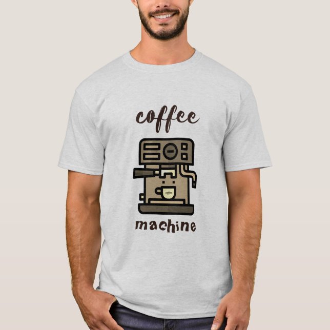 Camiseta máquina de café T-Shirt (Anverso)