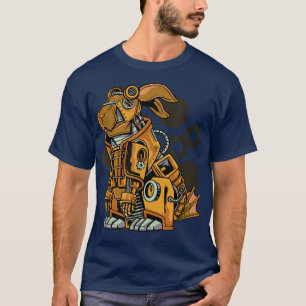 Camiseta Máquina de conejo de vapor mecánico