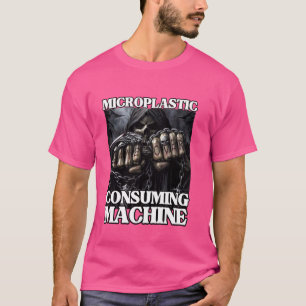 Camiseta Máquina de consumo microplástica Funny Edgy Hard S